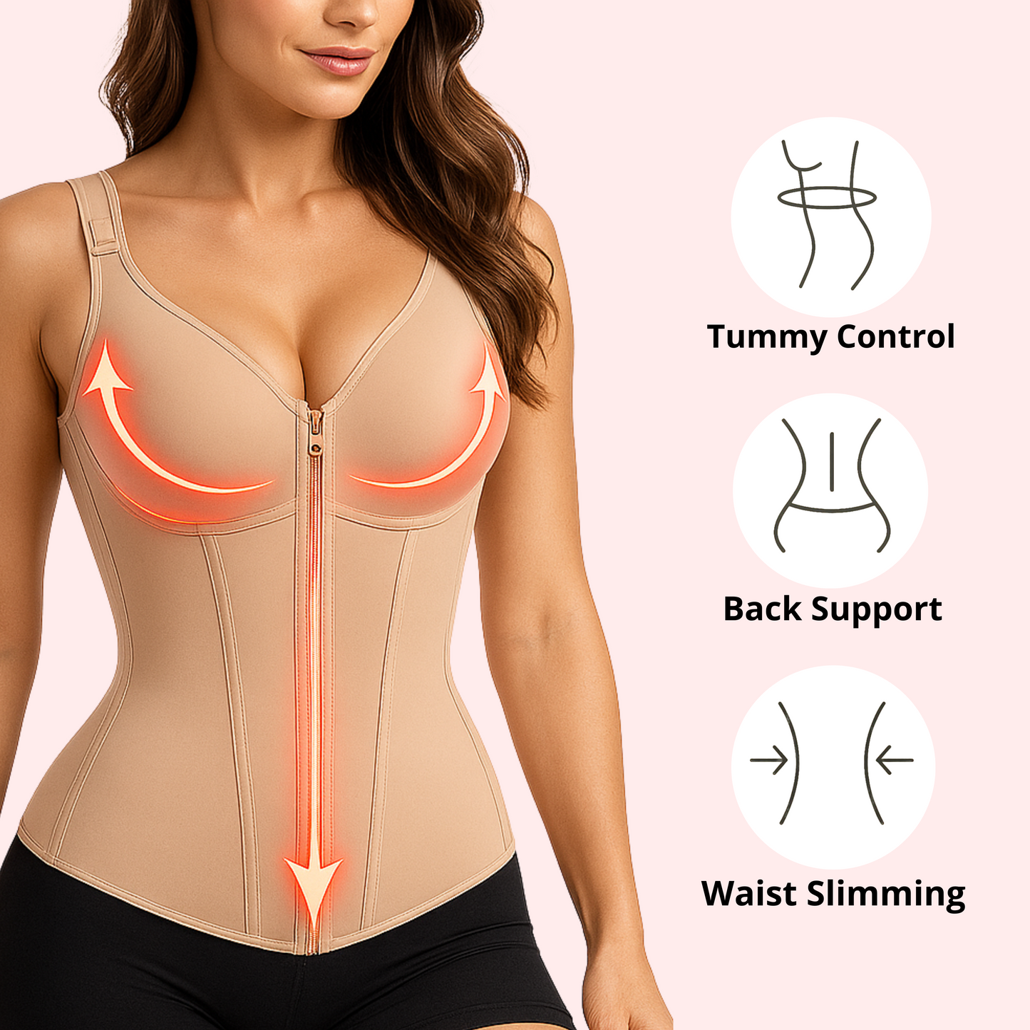 AGlow Full Coverage Waist Trainer