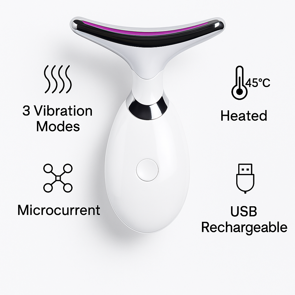 LED Light Therapy Facial Massager