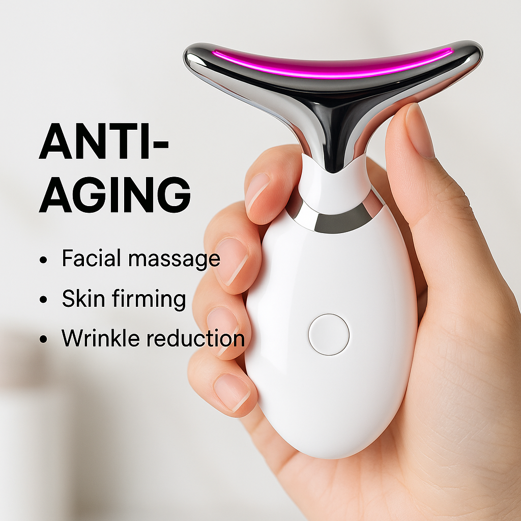 LED Light Therapy Facial Massager